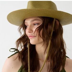 New! J Crew Wide Brim Panama Hat Small /Medium NWT